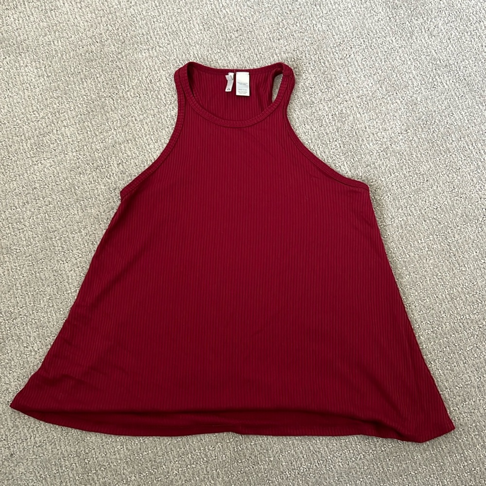 Ribbed racerback tank